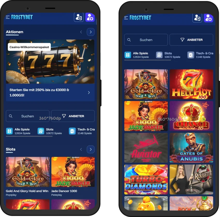 Live-Casino mobil