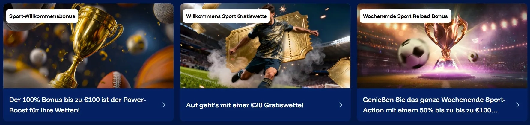 Sport-Willkommensbonus